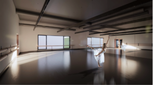 Interior of the new Orpheum Dance Studio