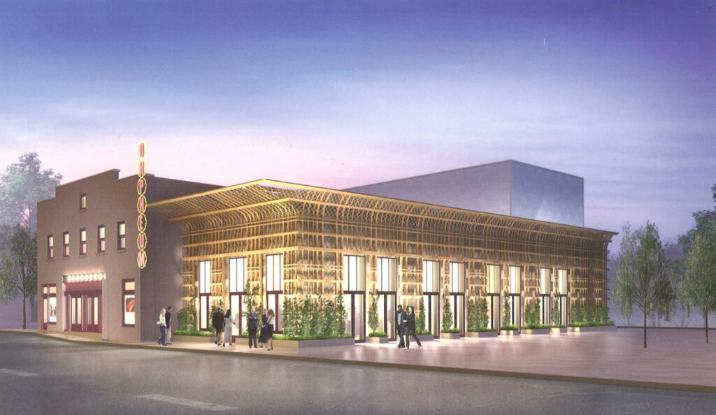 Rendering of the Orpheum Performing Arts Center