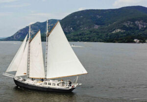 Sailboat on the Hudson River